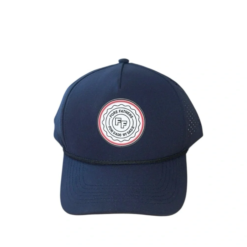 NEW Fore Fathers For Dads By‎ Dads Badge of Approval Navy Blue Cap Hat